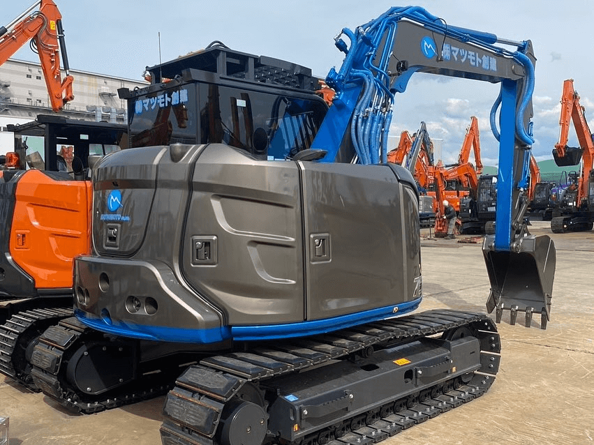 日立建機「ZAXIS75USK」の納車風景01